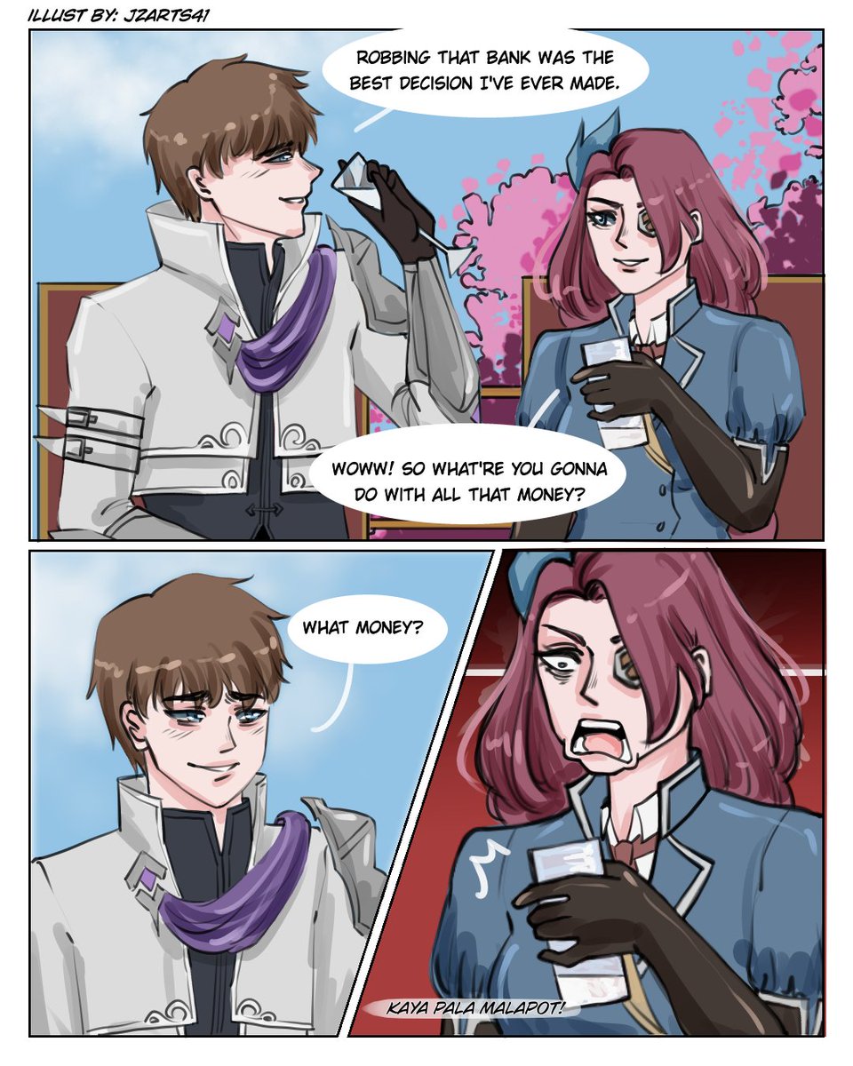 Gusion did Lesley dirty...😆 

First fanart for November...eyyy.. How's everyone?