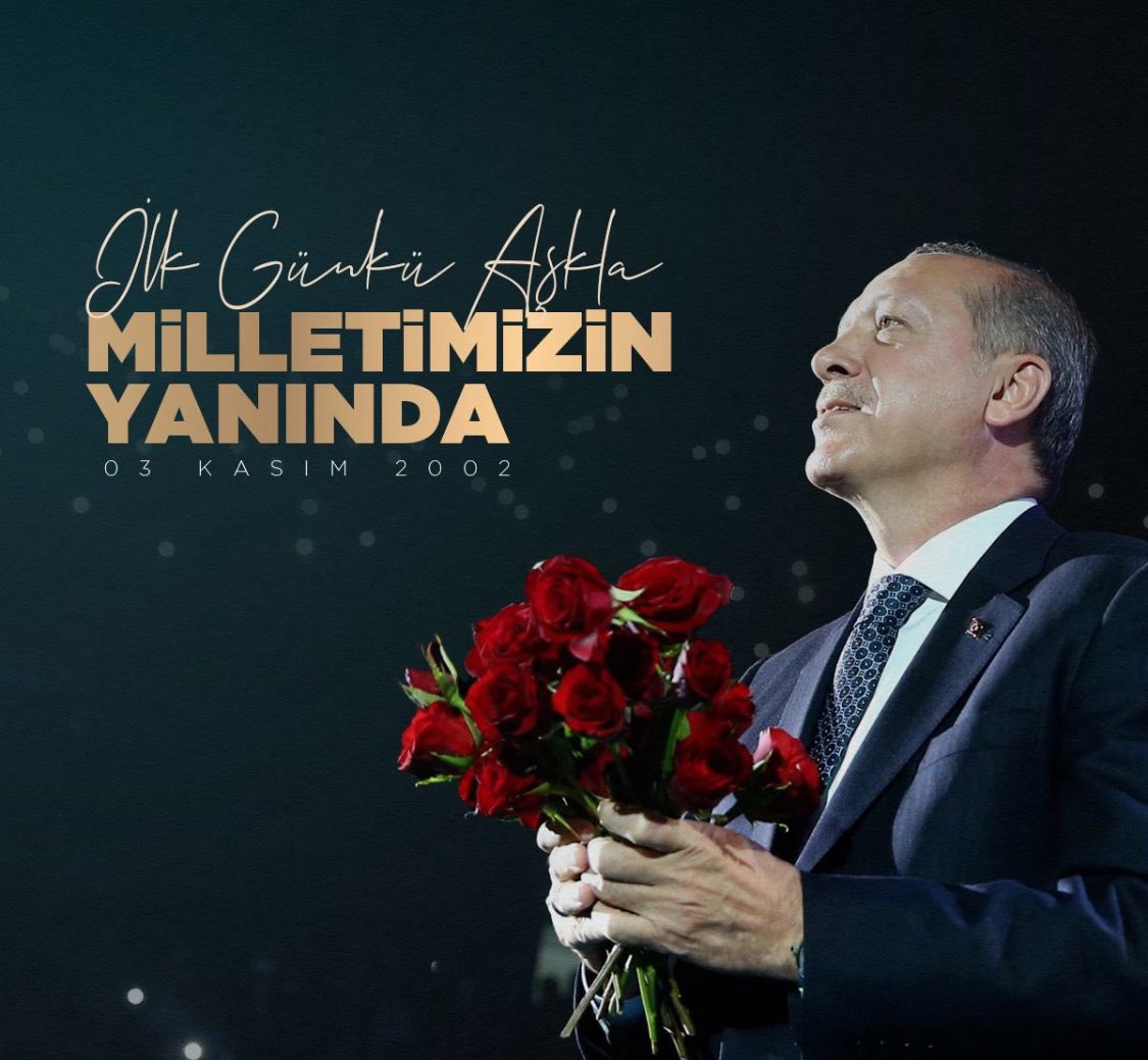 erkan_sekeroglu's tweet photo. Milletin iktidara gelişinin 22. yılı kutlu olsun!

Türkiye Yüzyılı'nda birlik ve beraberlik içinde, milletimize hizmet yolunda nice AK senelere...

#3Kasım2002 https://t.co/FXvUtg95x8