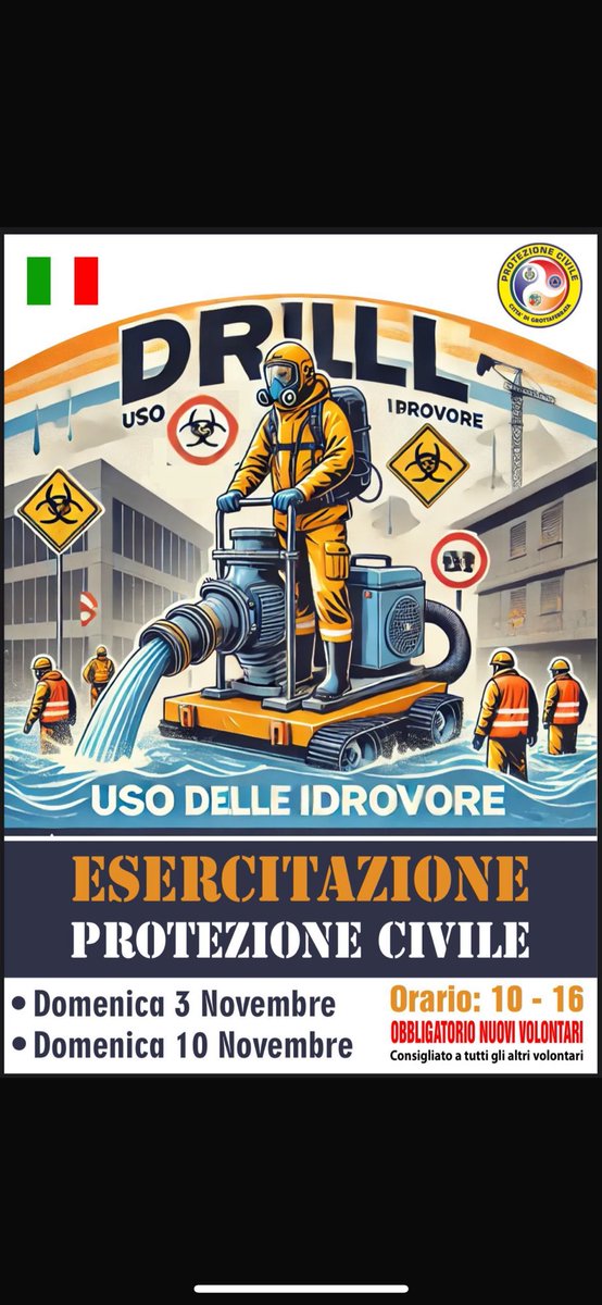 PCGrottaferrata's tweet photo. Esercitazione Uso delle Idrovore #FormazioneContinua https://t.co/JyHz43MPTd