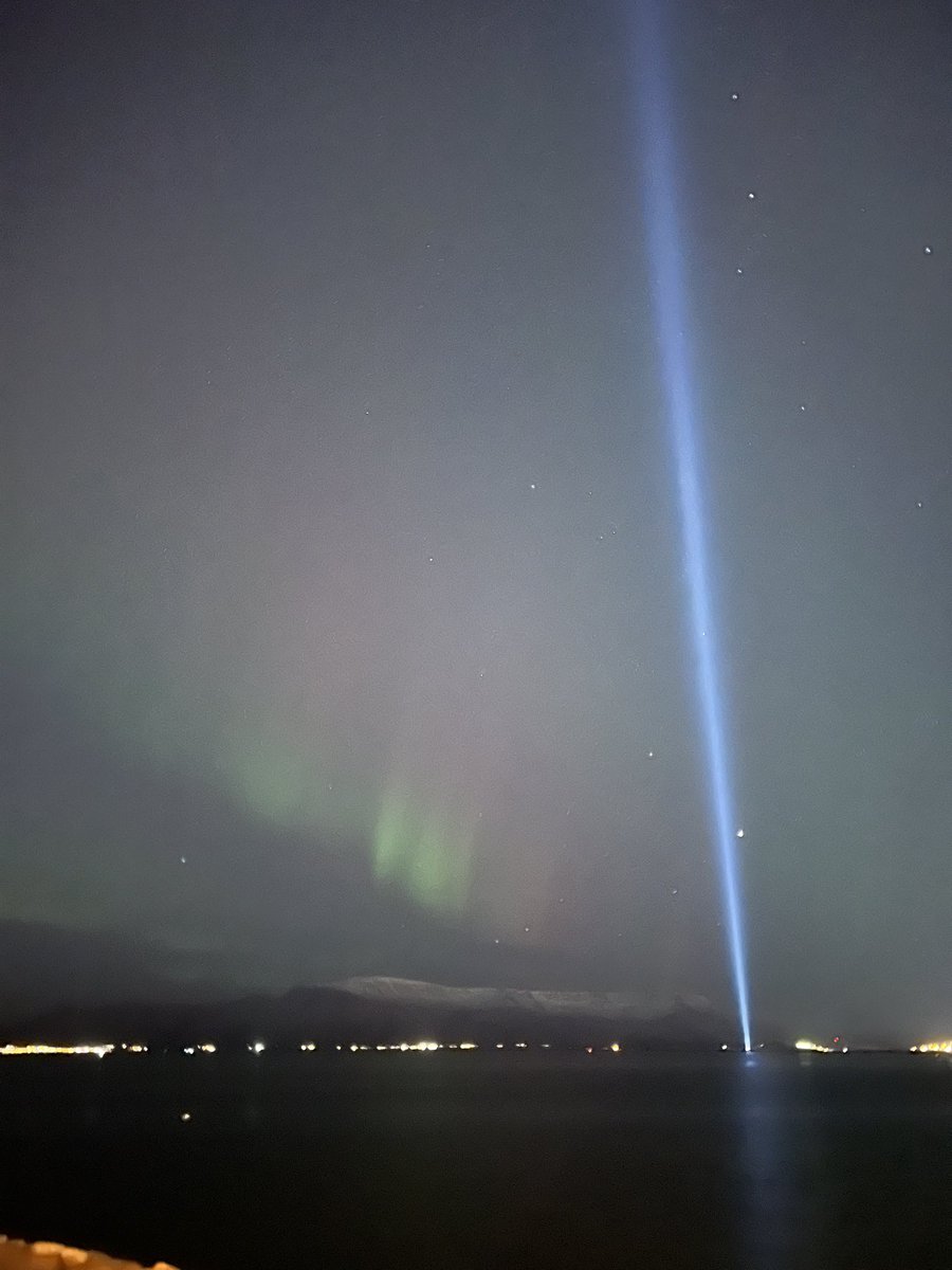 No pressure <a href="/cerysmatthews/">Cerys Matthews</a> <a href="/BBC6Music/">BBC Radio 6 Music</a> but we’ve just arrived back into a brooding Glasgow from witnessing this a mere 6hrs ago… gonna need something to lift the spirits and keep us going for the long drive back home, pretty please x

#imaginepeacetower #Iceland