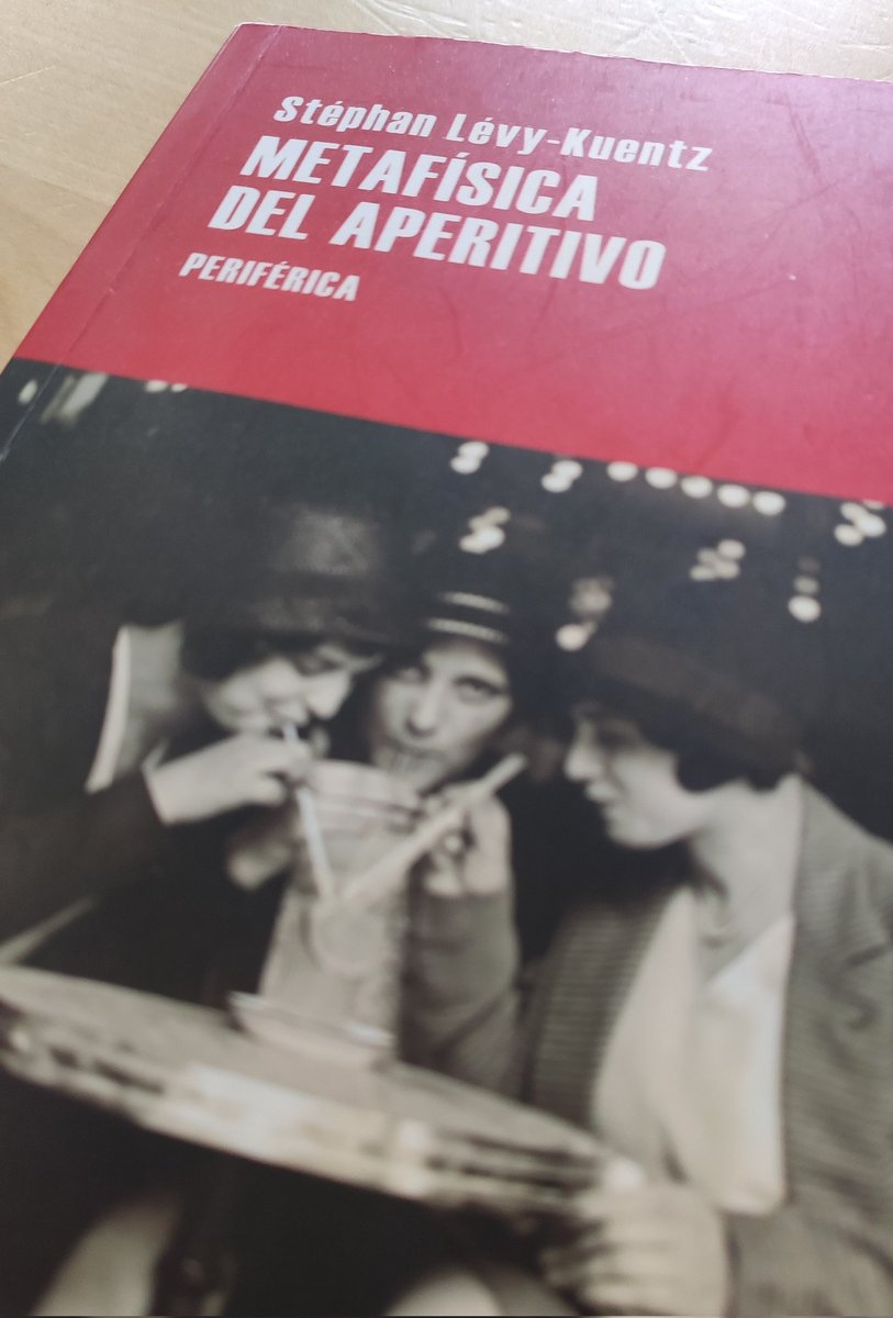 davidk007's tweet photo. #AcabéDeLeer  Metafísica del aperitivo, de Stéphan Levy-Kuentz.
Divagación erudita en exceso de poco provecho para el lector medio: 100 pg. con 50 notas. Mucha metafísica, poco aperitivo.
Pero hay fogonazos
📙📙📓📓📓

#leer #libros #Recomendaciones #queleer #lecturasrecomendadas https://t.co/l8EzI0tdVl