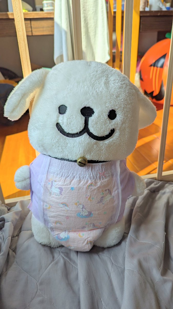 nozomi_r77's tweet photo. 當你買M號尿布送來的是2XL🙃
這這隻狗狗在➡️ @DDLGParadise
#abdl #diaper #尿布 https://t.co/HyJeNnzOfO