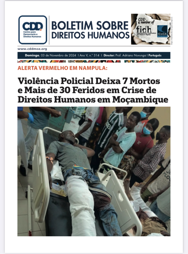 CDD_Moz's tweet image. A situação atual em Nampula transcende uma simples crise local: trata-se de uma grave emergência de direitos humanos que revela a profunda fragilidade das garantias civis em Moçambique.