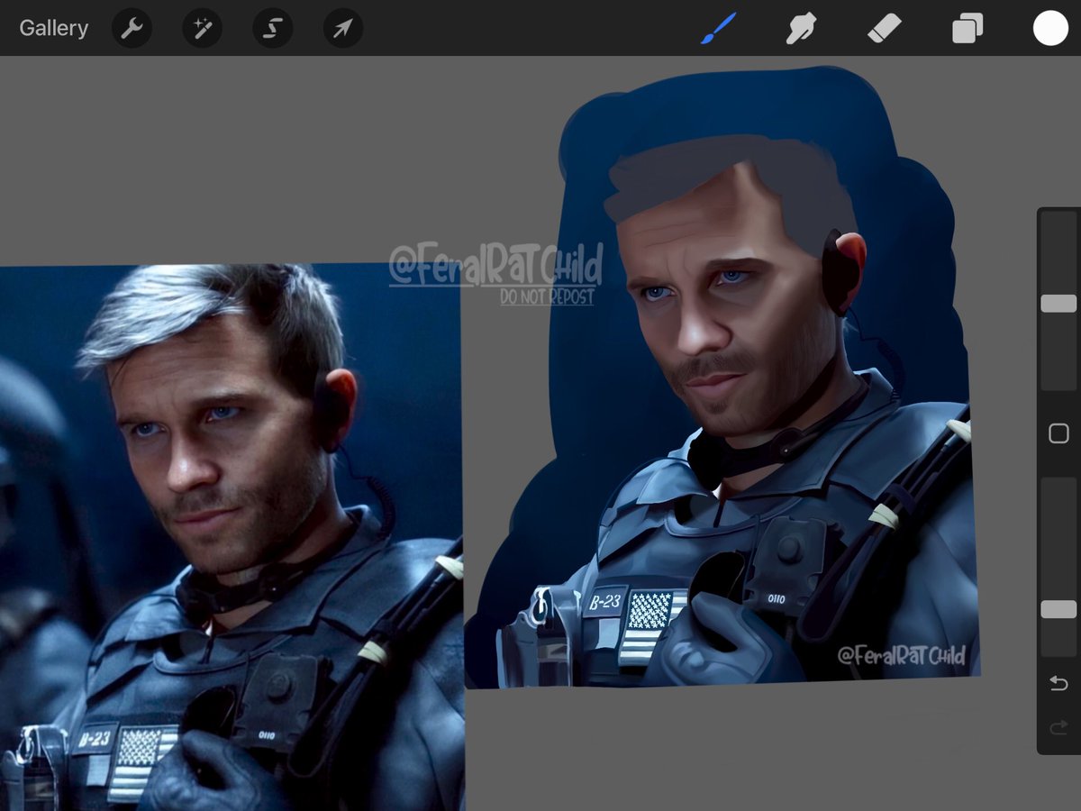FeralRatChild's tweet image. A piece I was working on but abandoned. I have the timelapse if anyone wants to see my process :)
—
#cod #wipart #gravescod #drawing #art #phillipgraves