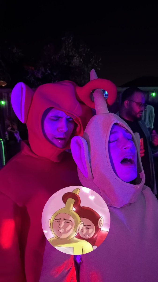 dankingorb's tweet photo. I hate gay Halloween. What do you mean you’re po &amp; dipsy having intercourse https://t.co/UUwKwDfRr8