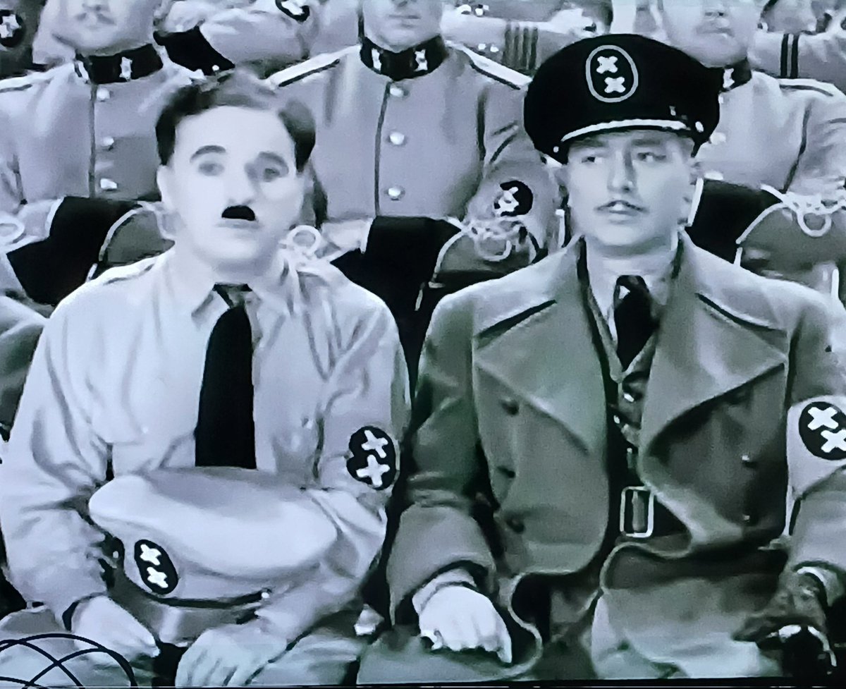 Mamarrachers2's tweet photo. Qué pensaría Charles Chaplin que denunció el genocidio judío a manos de los nazis si supiera que Netanyahu está haciendo lo.mismo con los palestinos???
#Israel #Gaza #genocidio #guerradegaza #damelotuyo #holocausto https://t.co/uCVF9hCF5I