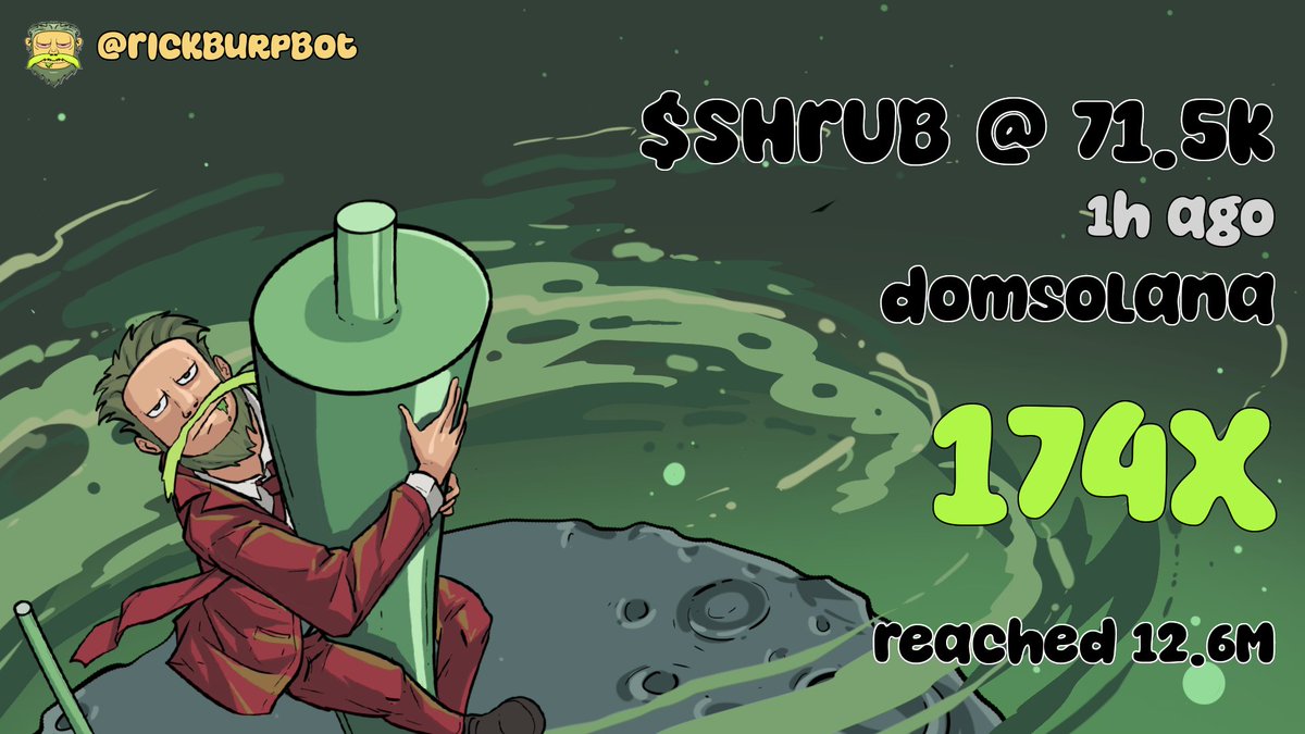 Front ran both $SHRUB never fade my quant