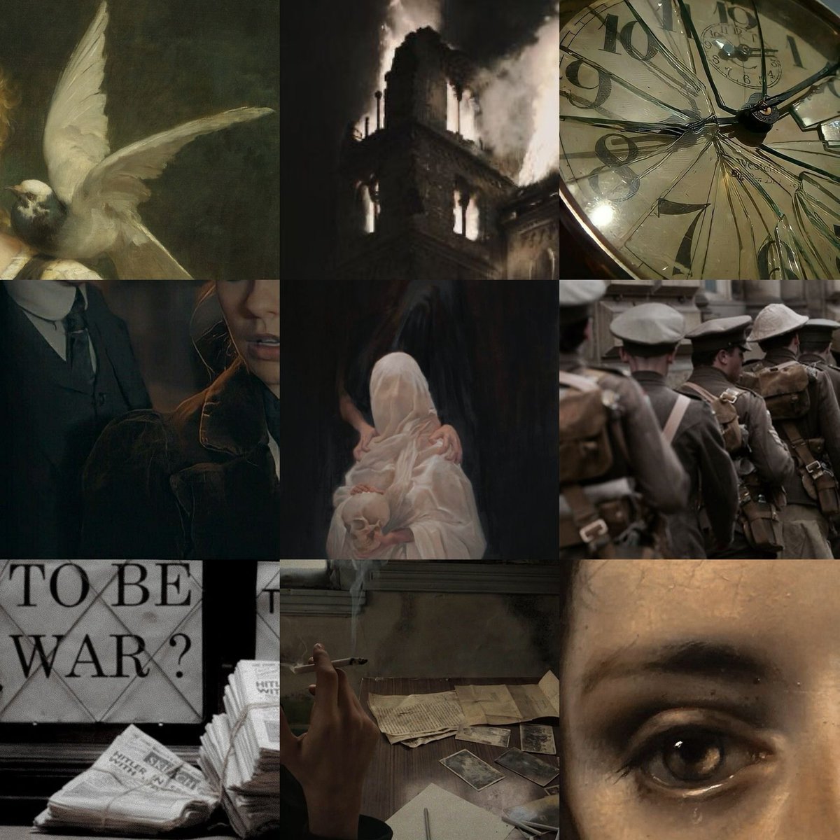 DIVINE RIVALS X LOVELY WAR

When one of Death’s Reapers is caught harboring a soul, they are both banished to the mortal realm and separated from each other. Only now it’s 1918, and they must claw their way across war-torn lands to find each other again.

#questpit #YA #WIP