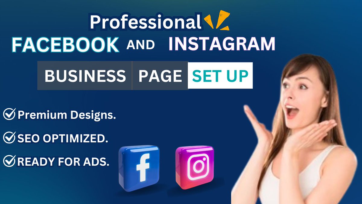 TaniaRahmanX's tweet photo. Looking to make a strong first impression online? I offer premium design, SEO-optimized, and ad-ready business pages for Facebook and Instagram. Letβs build your brand's digital presence! πΌπ
#SocialMediaMarketing #BusinessPageSetup #FacebookMarketing #InstagramMarketing #SEO https://t.co/AeEIM9jftF