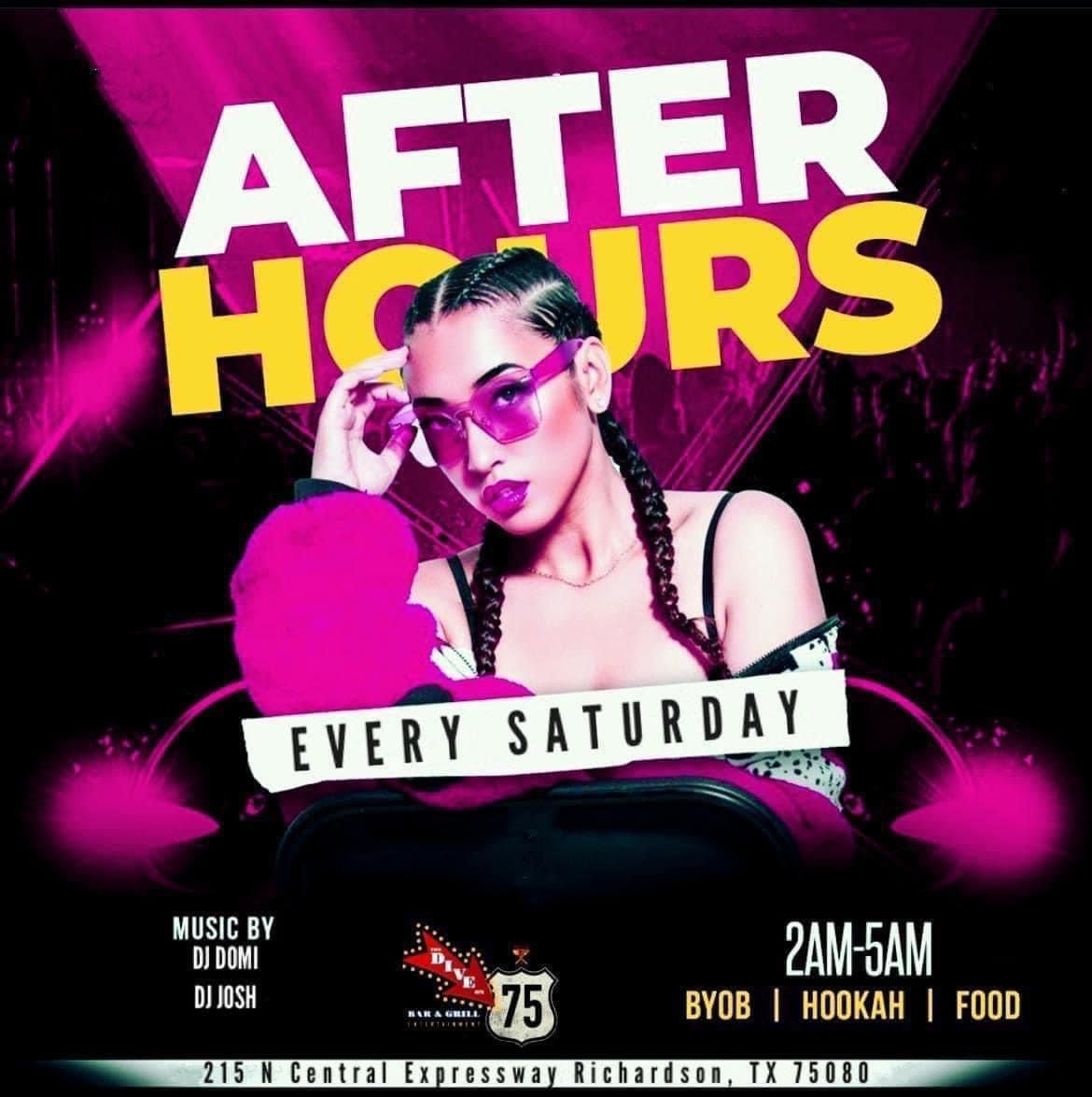 Dive on 75 is the official after party featuring mixmasters Domi &amp; Josh. Doors open 2:00AM-5:00AM.