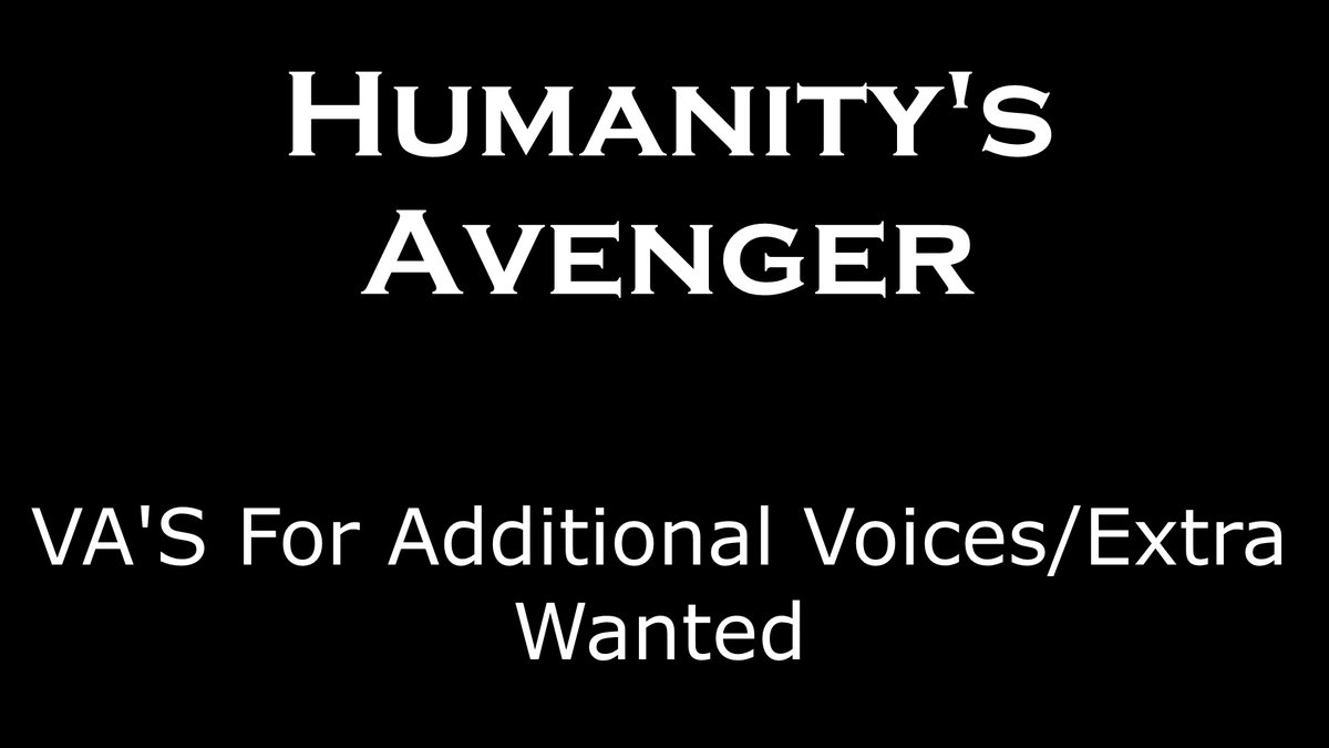Jonat00n's tweet image. VO Casting Call!

Humanity&apos;s Avenger is in need of some voice actors for side/minor characters. Please either reply or email your demo reels and I&apos;ll see if you&apos;re a fit for the story.

#voiceactor #audiodrama  #demoreels