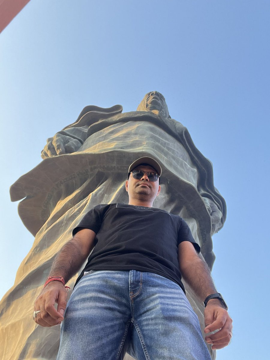 sumitthakurir's tweet photo. Statue of unity 
Always a great fun to visit this wonder of
Modern India #statu_of_unity https://t.co/6c5QBQs1W0