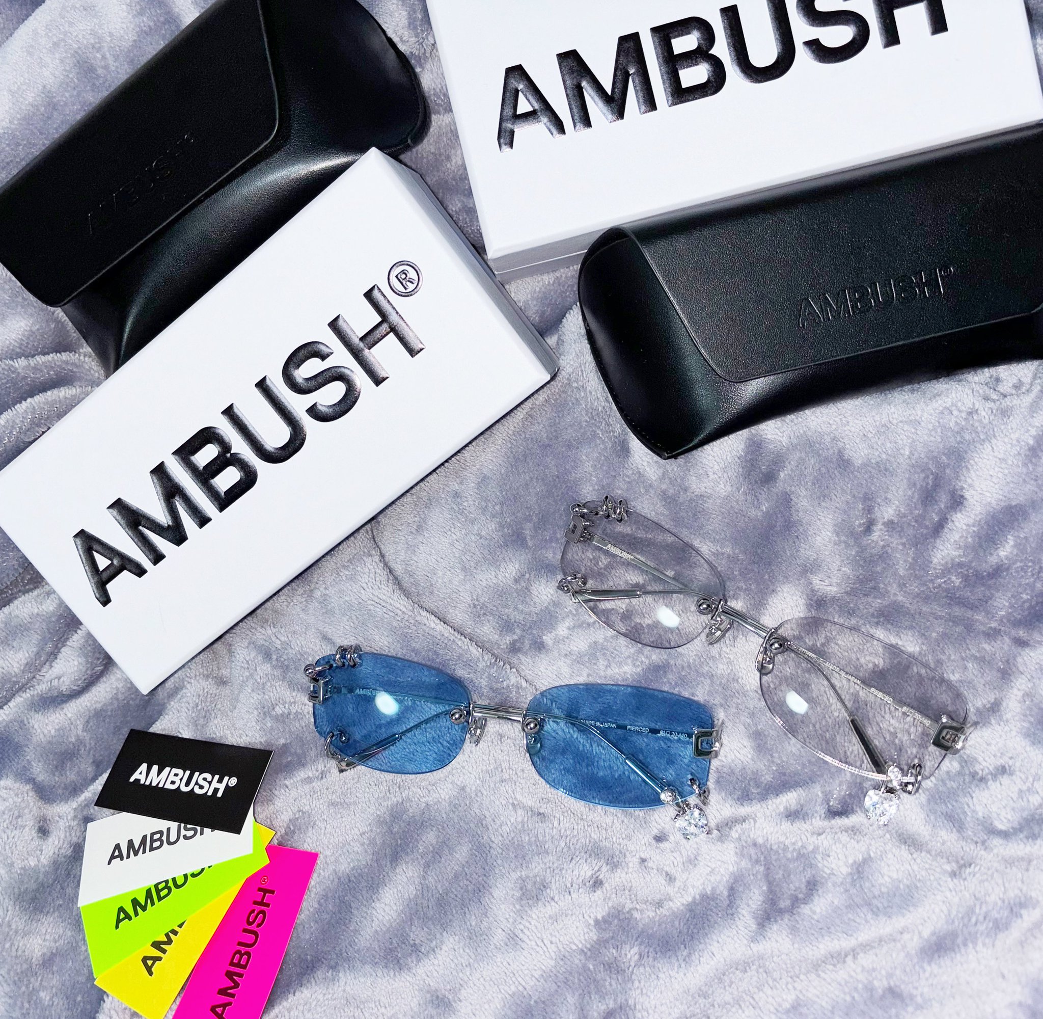 【超人気！入手困難！】AMBUSH PIERCED SUNGLASS（cler） 超人気！入手困難！】AMBUSH PIERCED SUNGLASS（cler） (AMBUSH