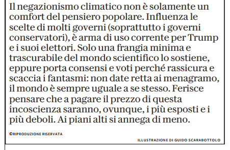 Michele Serra su La Repubblica.
#dissestoidrogeologico