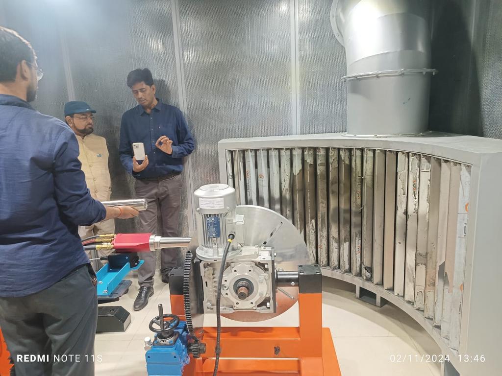 IITPAT's tweet photo. Executive Director (CC/R&amp;D/CSR/BRRP) of NHPC, Shri U. S. Sahi, met with the Director, IIT Patna, Prof. T. N. Singh. During the meeting, they discussed the scope of R&amp;D collaboration of mutual interest. Shri Sahi also visited the thermal spray (HVAF) coating lab at IIT Patna. https://t.co/PnPHqFnzQa