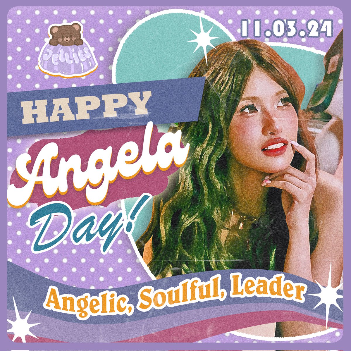 Twenty-six and still slaying! ✨️ Happiest birthday to our best leader, Angela. We hope that you continue sharing your talent and inspiring us. We will always be here to support you in everything you do, our dearest, mama bear. 🐻💜

<a href="/KAIAOfficialPH/">KAIA Official</a> #KAIA
#Twinny6CarnivalBash