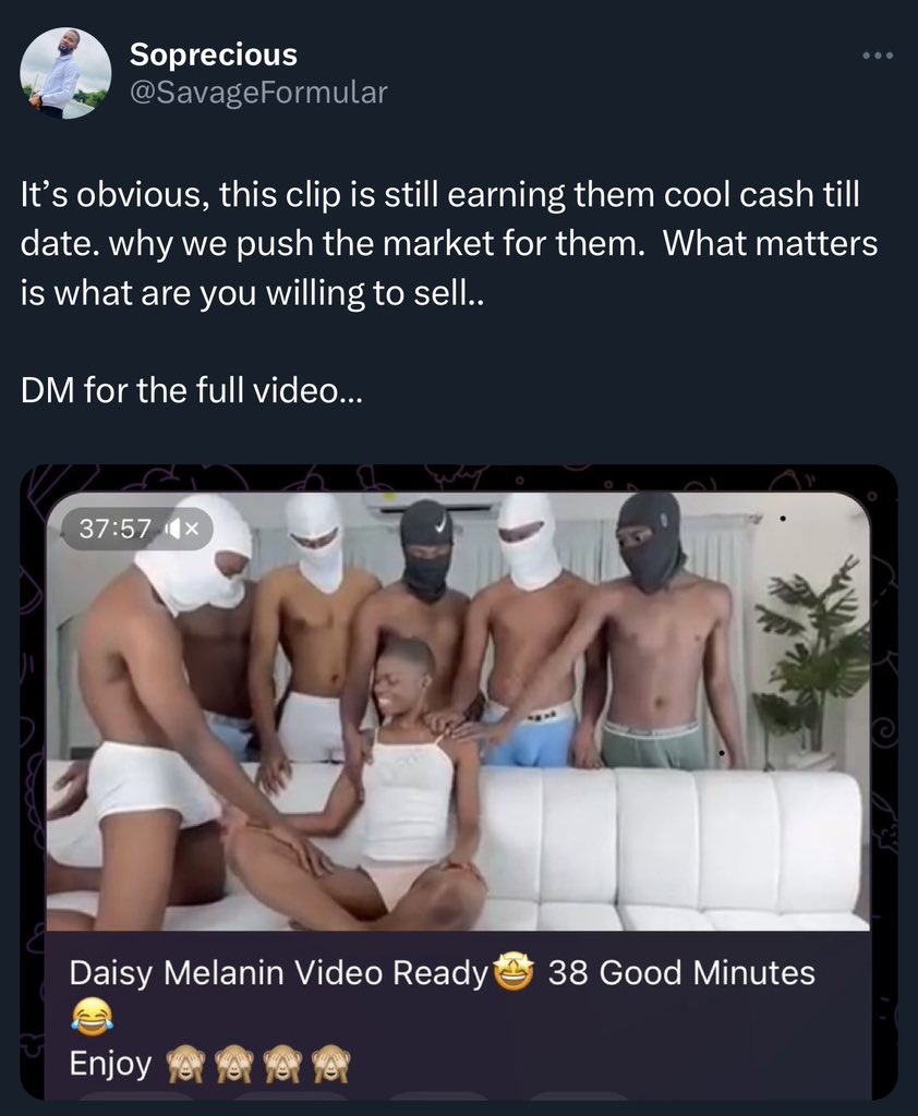 SavageFormular's tweet photo. @Naija_PR Business minded… 😂😂😂 https://t.co/KTsGGyp0ZY