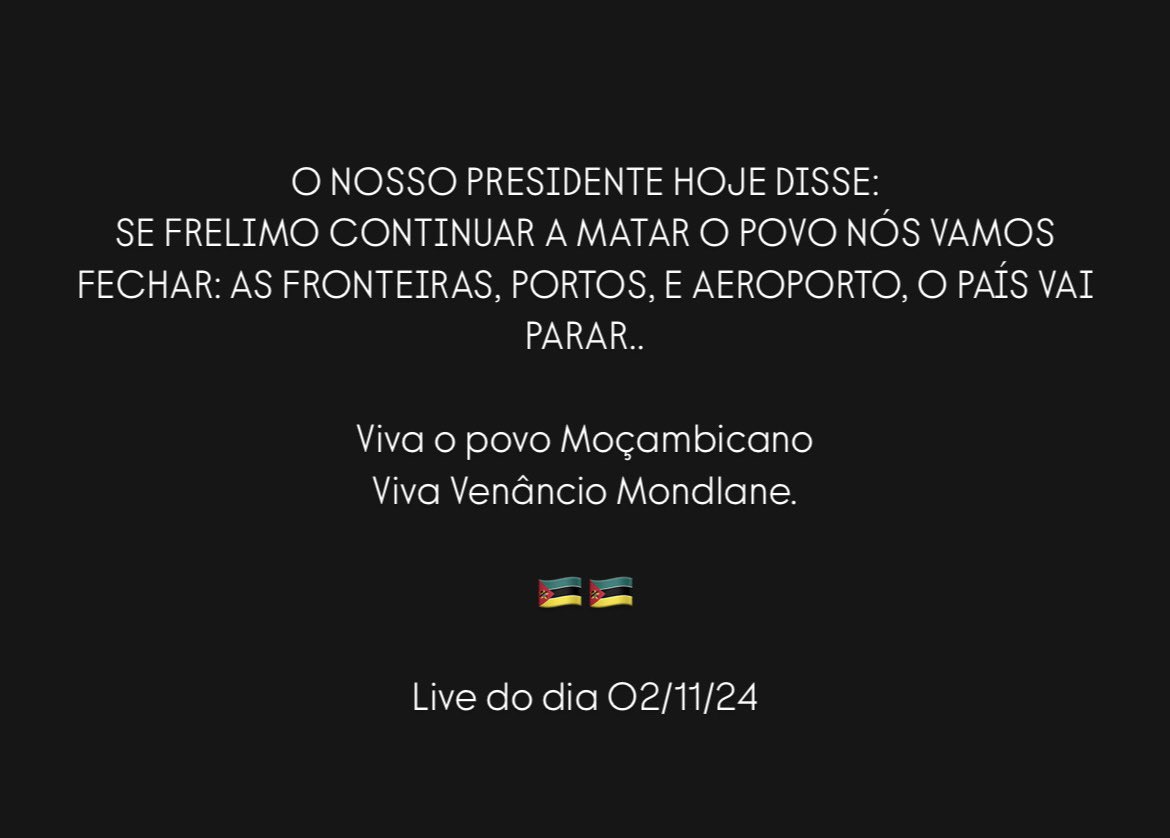 FilhodeDick's tweet photo. Não diga nada, apenas RETWEET✊🏾🇲🇿🔥 https://t.co/nGCnWVfekg