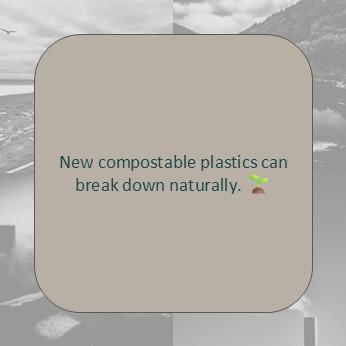 RebottleShop's tweet image. Part 2
New compostable plastics can break down naturally. 🌱
Support initiatives for a plastic-free future!
#CompostableFuture #SustainableSolutions