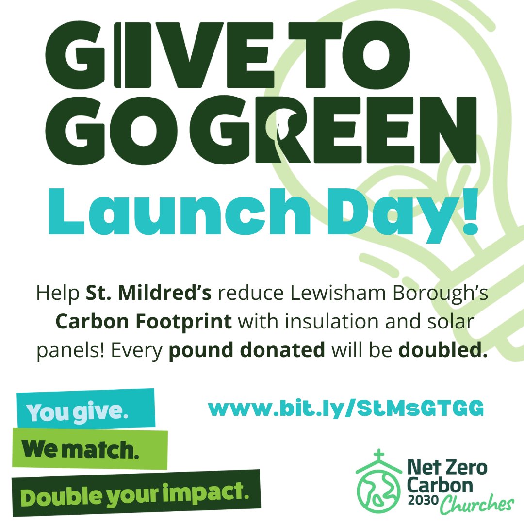 Our <a href="/churchofengland/">The Church of England</a> G2GG campaign starts today! We’re aiming to reduce our Carbon Footprint in the local area by insulating our south aisle roof, before installing solar panels. 
Please help us kick start our campaign with a donation - 
bit.ly/StMsGTGG
<a href="/10thLSGuides/">10th Lee South Guides & Rangers</a>