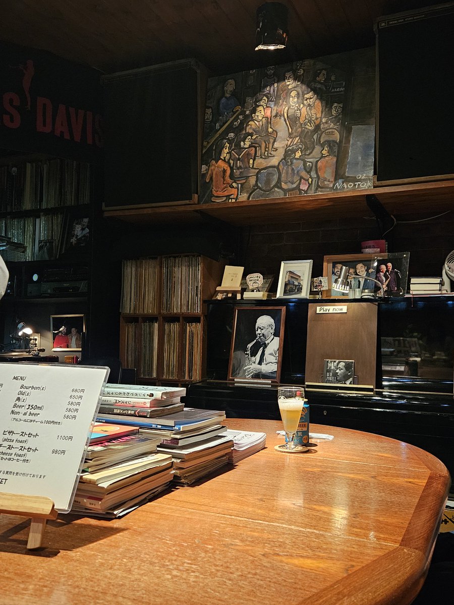 wish i could live in between the static and jazz on records played at this perfect cafe in yamagata.