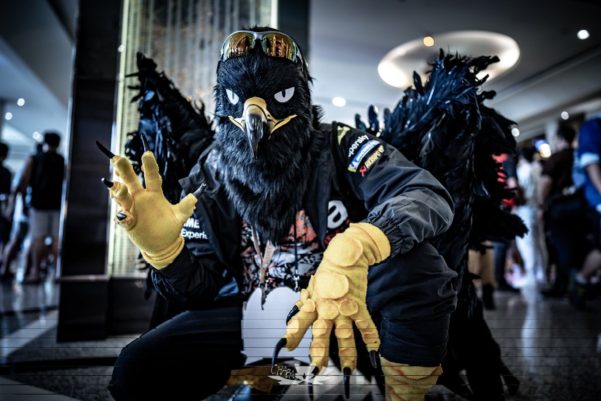 めっちゃイケメンな鳥さん！FurryJoAぶりに会えて嬉しかった🥰
The coolest eagle! I was so happy to see him again 🦅✨

<a href="/blacksea227/">TAN🦅🔜FURST CLASS</a>
#Infurnity2024