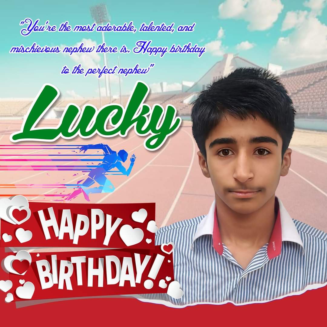 djmalick019's tweet photo. You’re the most adorable, talented, and mischievous nephew there is. 
Happy birthday to the perfect nephew!
#Happy_Birthday🎂🎉🥰
#Lucky_TheRacer🏃
@luckysprinter05 https://t.co/Xr7dOxNigU