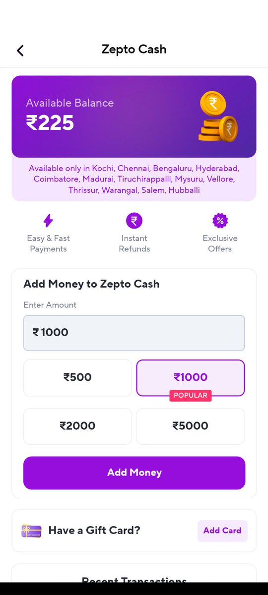 gnsh168's tweet photo. @ZeptoNow @zeptocares I cannot use my zepto wallet for more than 20 days now, I want to use it ASAP. https://t.co/T8TF8Kqee9
