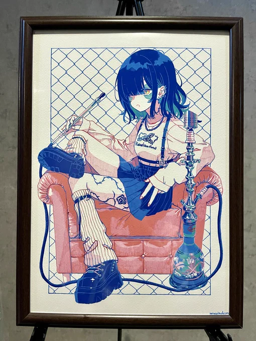 ◇お知らせ◇yosumi collaboration shisha "doze of rose"展示作品の「複製原画」を販売します。※完全受注生産サンプル品をAxSさんで展示中!注文・詳細はこちら↓受注期間:【11/30(土)23:59まで】 