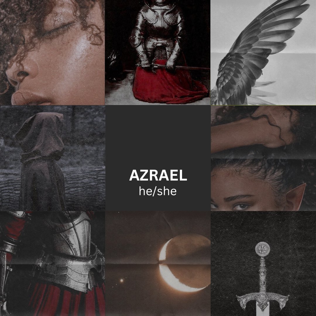 a cult’s saint must save her home while a devout knight falls from grace #questpit #W #A #SFF

🐍d&amp;d inspired magic &amp; species (NOT races)
🩸childhood friends to enemies who want each other dead
⚔️ butch lesbian knight w/ questionable morals
⛪️ biblical imagery
👥 identity issues!