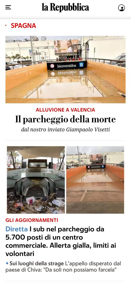 La prensa italiana ya abre con esto, aquí solo lo he visto en Twitter.