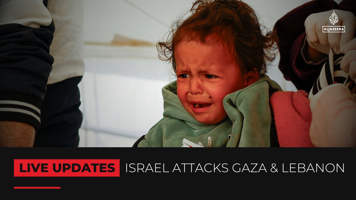 Israel continues its deadly attacks across besieged Gaza and Lebanon, which have killed tens of thousands of people, as UNICEF condemns Israel's “indiscriminate strikes" in the north of enclave killing Palestinian children. 

🔴 Follow our LIVE coverage: aje.io/bdzc5o