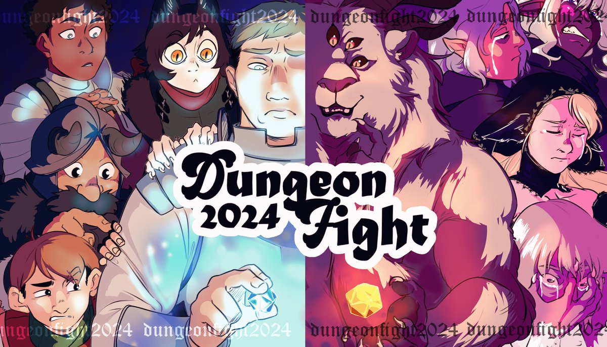 AMPartfight's tweet photo. #DungeonFight2024 has officially started! 🔥👑

Be sure to keep up with the tag to see participants attacks and hype up works! https://t.co/WEKsJskn8B