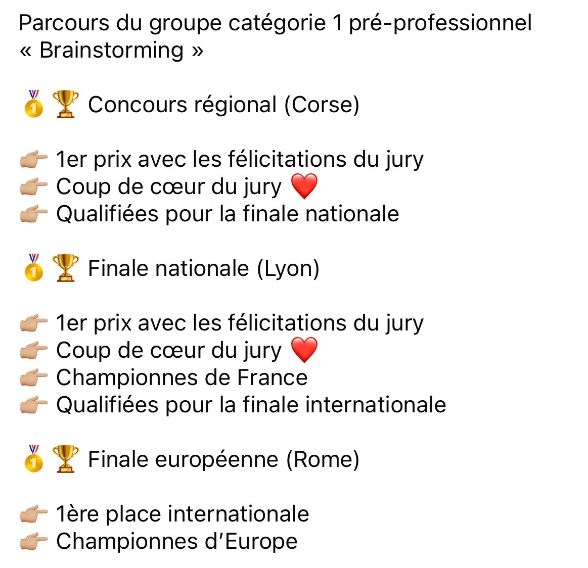 JChibaudel's tweet photo. En Pré-professionnel #Danse #Roma « Brainstorming » a fait flotter a #Bandera sur le toit de #Europe en remportant la finale💪
1 groupe de 14 filles transformé par leur Coach @PiazzoliLara en 1 #Équipe capable de se surpasser #Mentalement #Techniquement = parcours exceptionnel ⤵️ https://t.co/DJrzXSAnWd