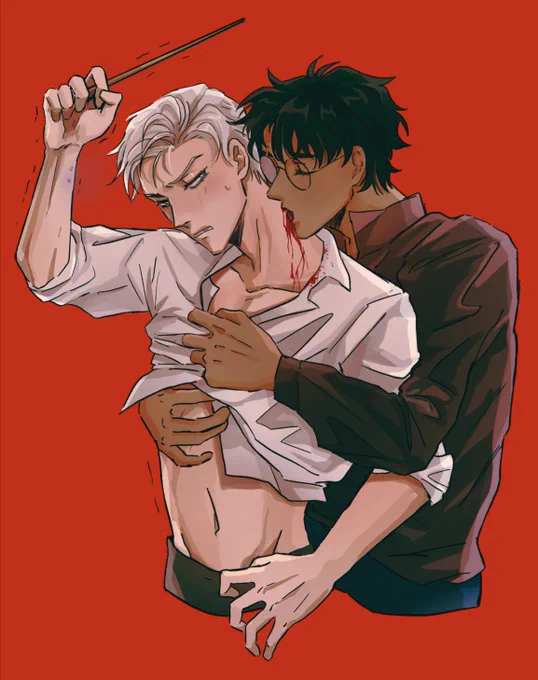 someone's greedy(happy belated halloween)#drarry #hpdm 