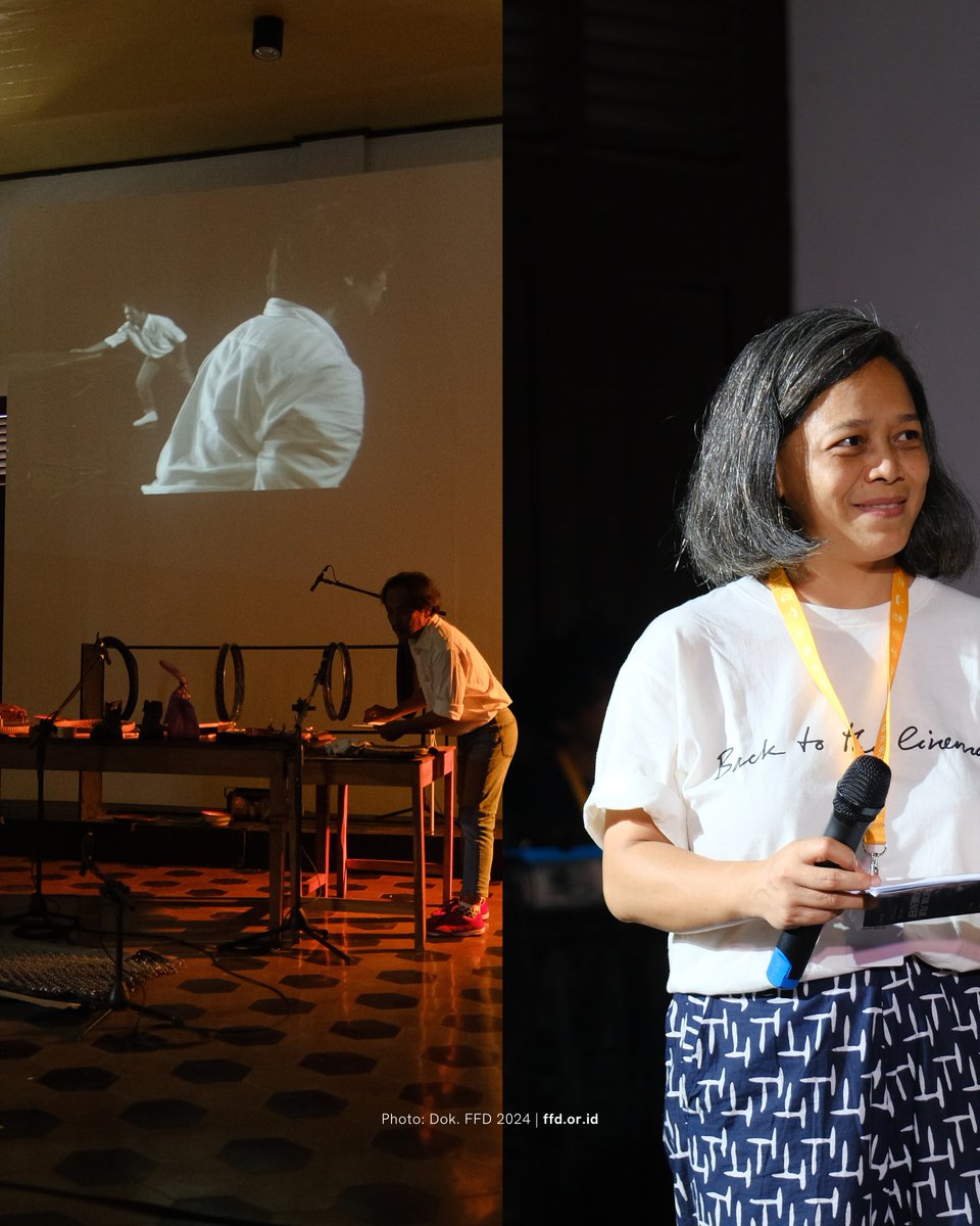 FFDjogja's tweet photo. Ditandai dengan penampilan memukau dari Ghost Light karya Timoteus Anggawan Kusno dan dimainkan dengan apik oleh Jamaluddin Latif dan Ari Dwianto, secara resmi #FFD2024 telah dimulai! https://t.co/YRLSDKA4NO