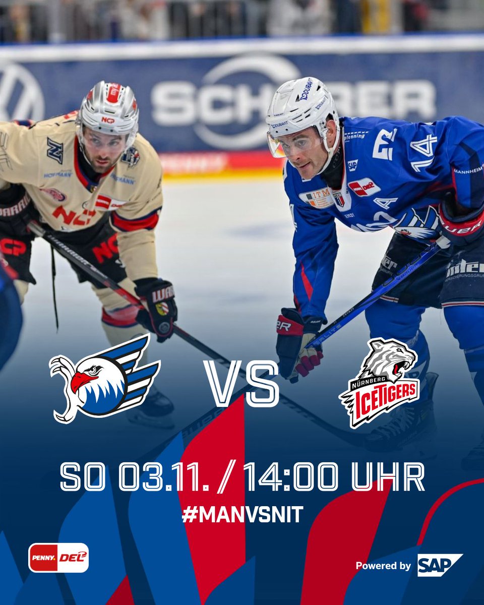 adlermannheim's tweet photo. #GAMEDAY Ganz schön was los bei uns heute. Beim letzten Spiel vor der Deutschland-Cup-Pause feiern wir gegen Nürnberg Familientag, es isz ein Aktionsspieltag der Liga, Puckverkauf und die Becherpfandspenden gehen an das Choreo-Team. #MANvsNIT #fürMannheim #AdlerMannheim https://t.co/phwyeEmDg2