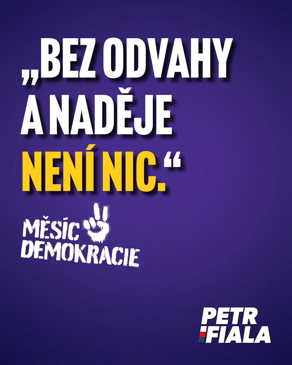Petr Fiala tweet media