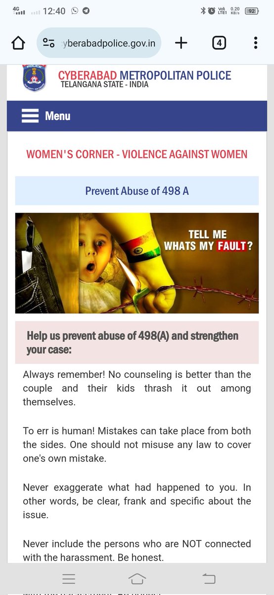 SIMM_Nagpur's tweet photo. #PreventAbuse of #498A 

Help @cyberabadpolice

#SaveIndianMen 

#SaveIndianMenMovement 

https://t.co/NLuT5bQ9kD https://t.co/1heZA8IKqt