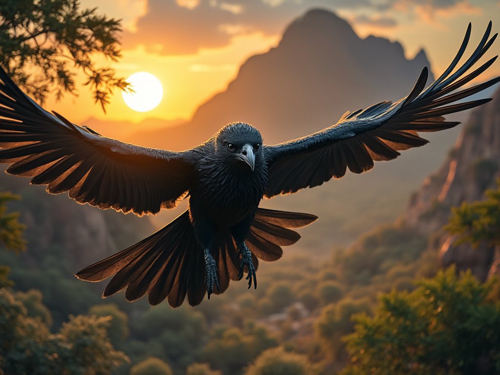 🥚✨ Day 7: As I trekked onward, the mysterious egg 🥚 began to glow and crackle! Suddenly, it hatched into a clever-looking crow 🐦‍⬛!

“Finally free!” the crow exclaimed, stretching his wings. “Greetings! The name’s Corvus.” 👇

“Uh, hi Corvus,” I replied, a bit taken aback. “How