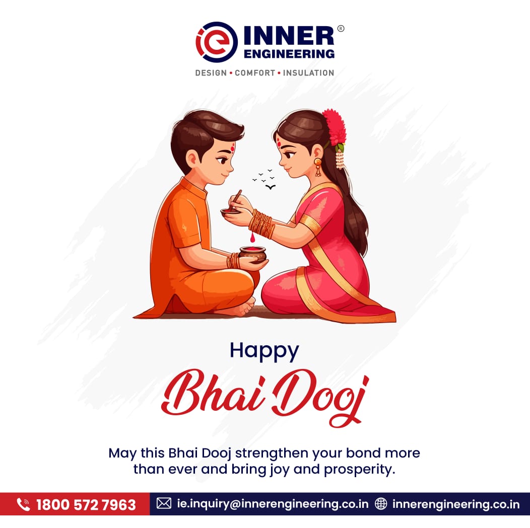 InnerEngg360's tweet photo. Celebrating the unbreakable bond of love, protection, and trust. Happy Bhai Dooj! https://t.co/ESunJbiDhF