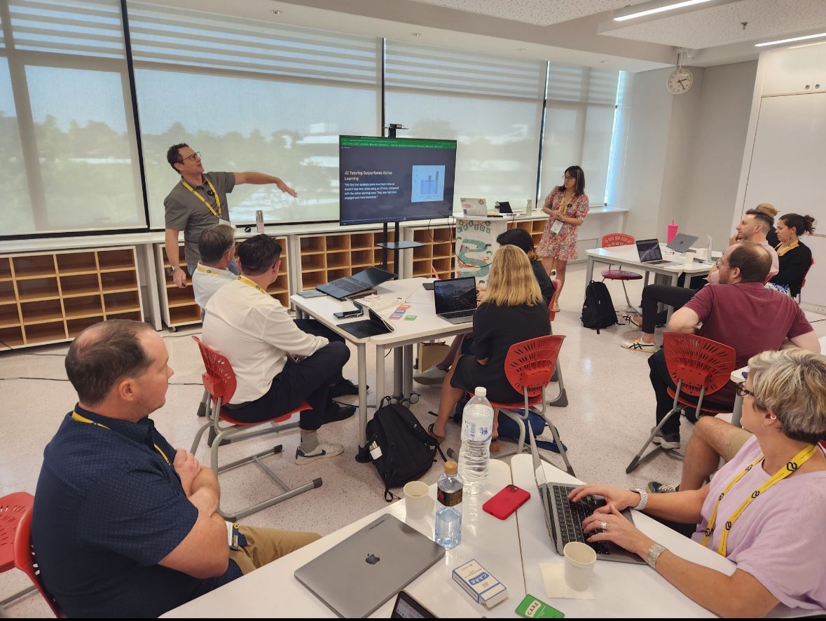 CoraEdTech's tweet image. Had a fantastic time at #AIFE conference! Highlights included learning from @jnash and learning from all amazing educators. @desertclimber and I presented on personalized learning and academic integrity. Thanks for the chance to have ongoing discussions, @21cli! #AIinEducation