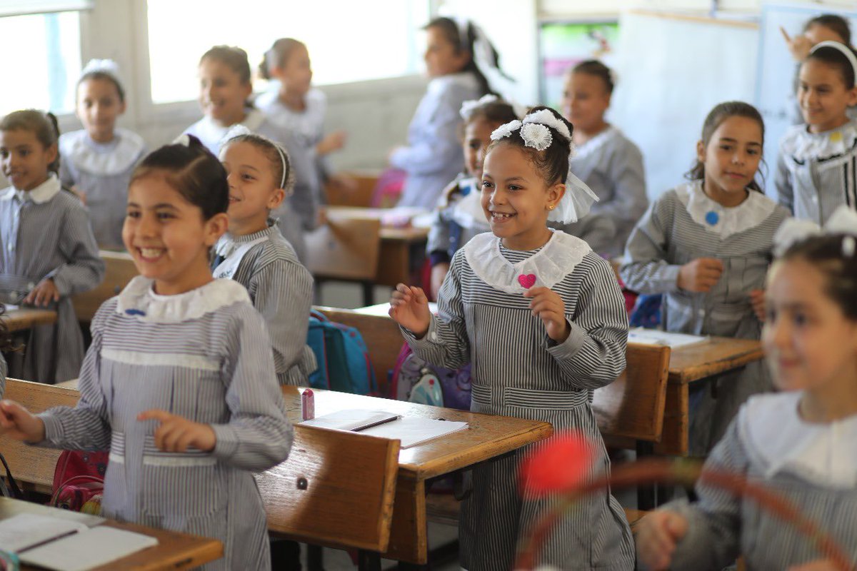 Children &amp; their education are not featured in any discussions when “experts “ or politicians talk about replacing <a href="/UNRWA/">UNRWA</a> . 

Why?

Because in the absence of a functioning state, there is no alternative.

Until October last year, <a href="/UNRWA/">UNRWA</a> provided learning to over 300,000 boys &amp;