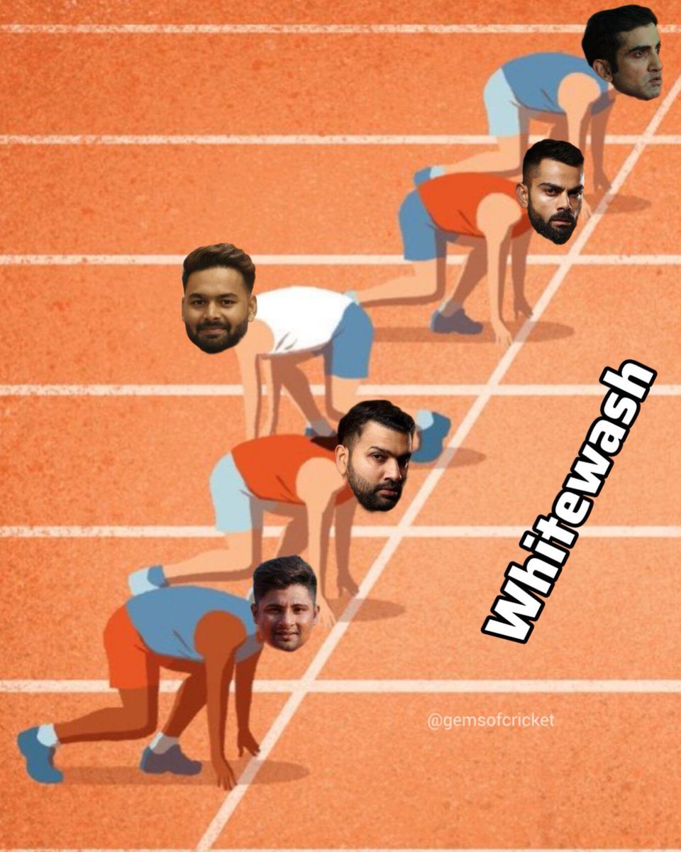 Niranjahere's tweet photo. #India lose 3rd test 
#NewZealand white washed 
India in India 
#IndiaVsNewZealand
#pant https://t.co/5RbmYwSMR9