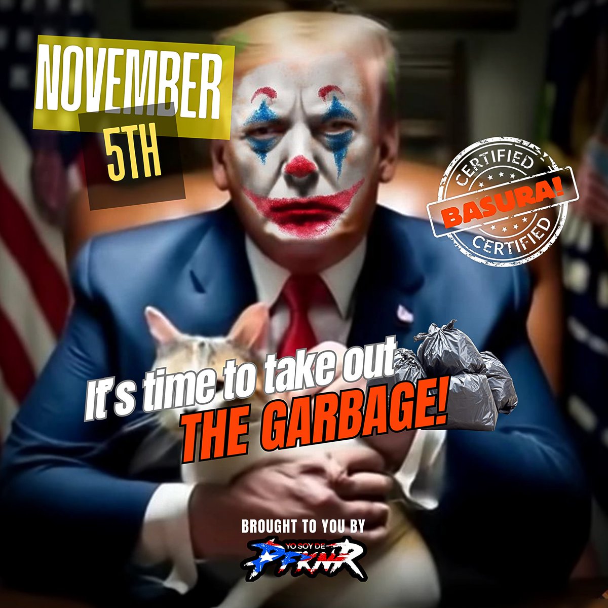 Officialmaytrex's tweet photo. #Trump no #Bueno!

#pfknr 🇵🇷 https://t.co/tE6xIe7CBo