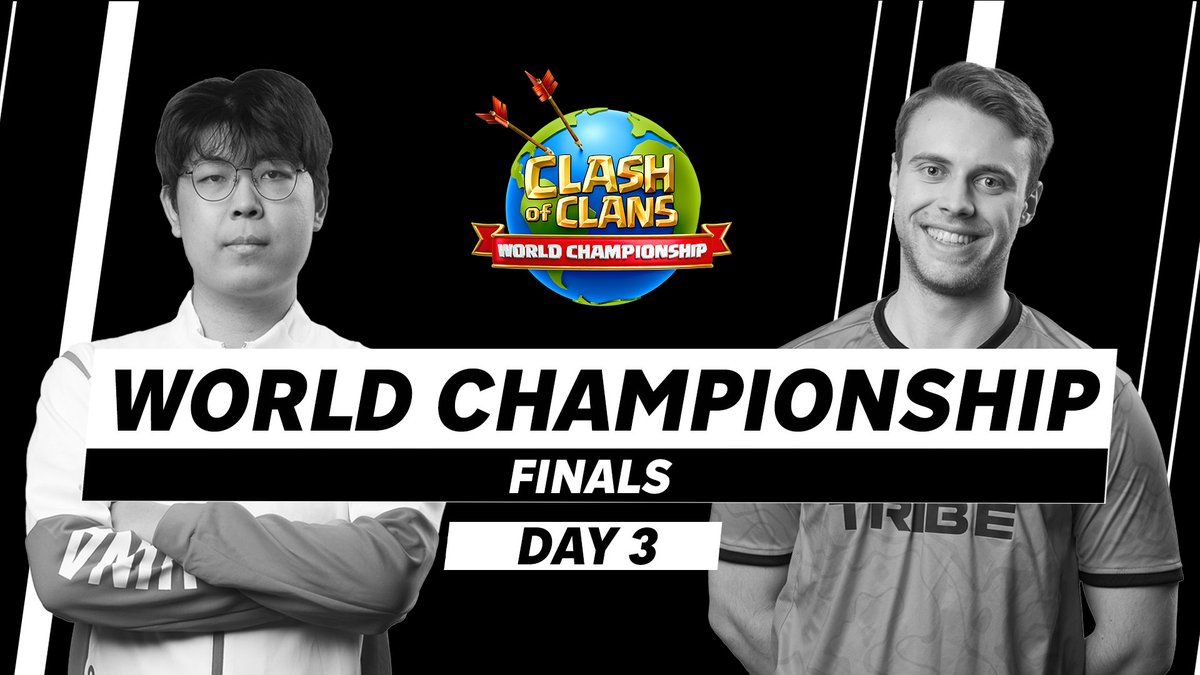 🏆👑 TODAY WE CROWN THE CHAMPIONS 👑🏆

The ❗FINAL❗day of World Championship Finals is LIVE 😱
📺 event.supercell.com/clashofclans

#ClashWorlds | #ClashEsports