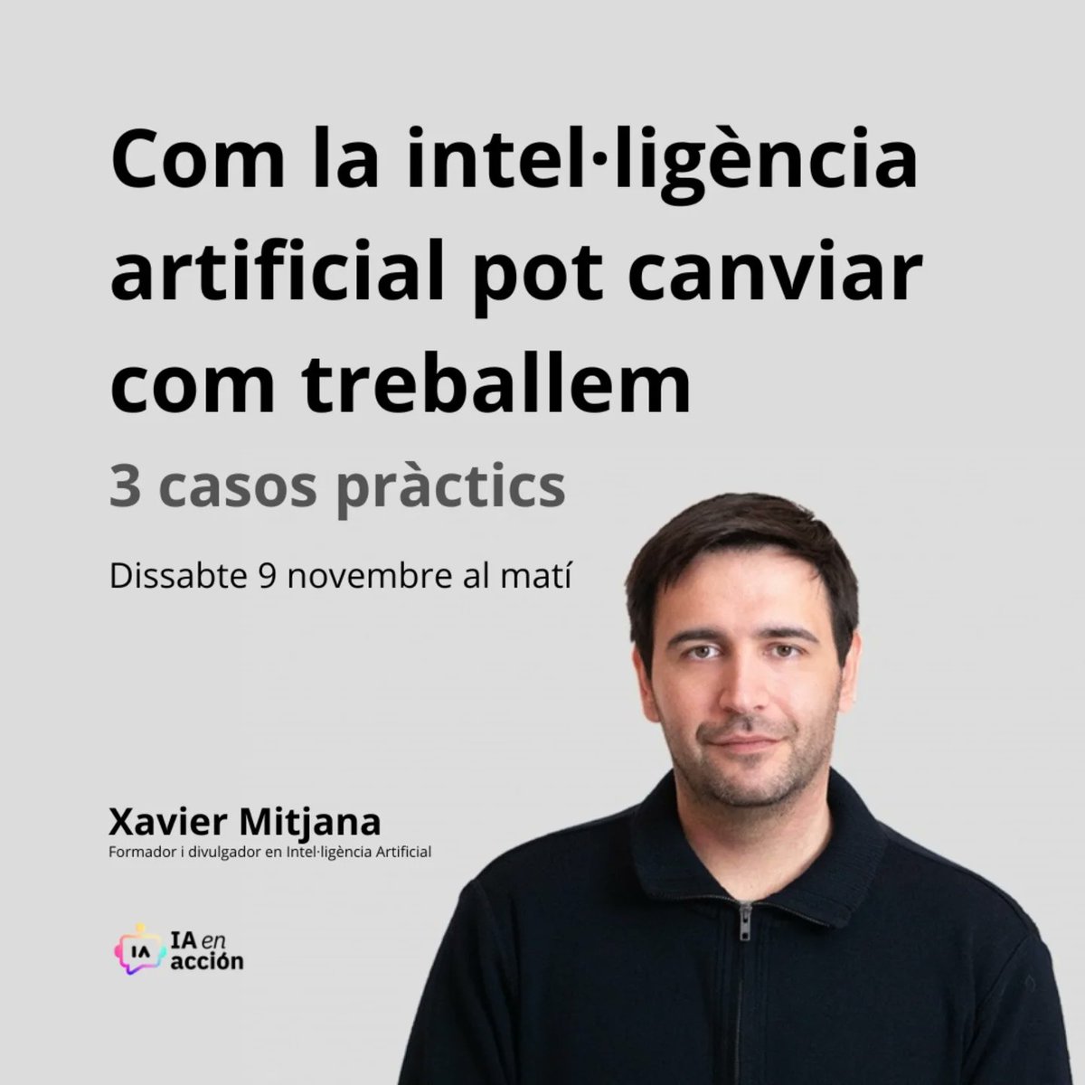 Taller: Com la Intel·ligència Artificial Pot Canviar Com Treballem

Descobreix com la IA està impactant en professions clau com arquitectura, medicina i comunicació. 

🔗 Reserva la teva plaça

#xaviermitjana 

forms.gle/FfiQEWcdxqfwWi…
