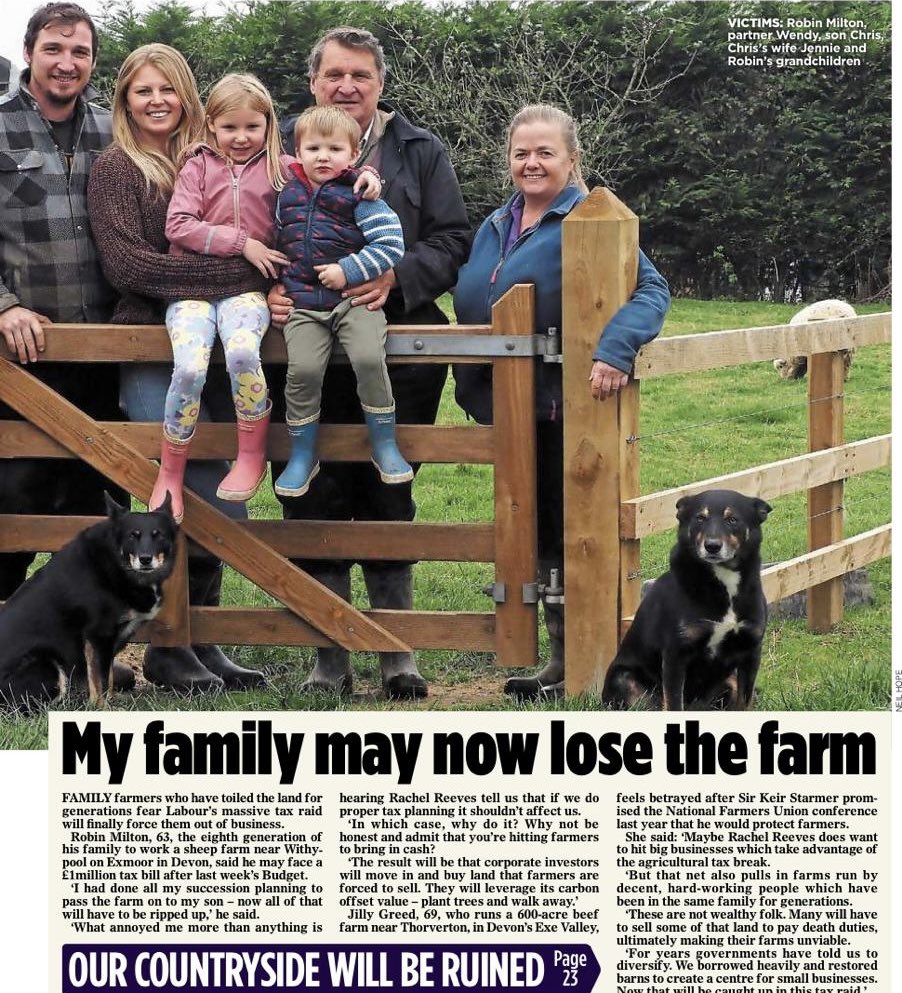 JamesMelville's tweet image. This sort of story makes me very angry. What the government are doing to our magnificent farmers is absolutely disgusting. And no, it doesn’t just affect a few rich farmers. It affects so many family farms who are struggling to survive financially.