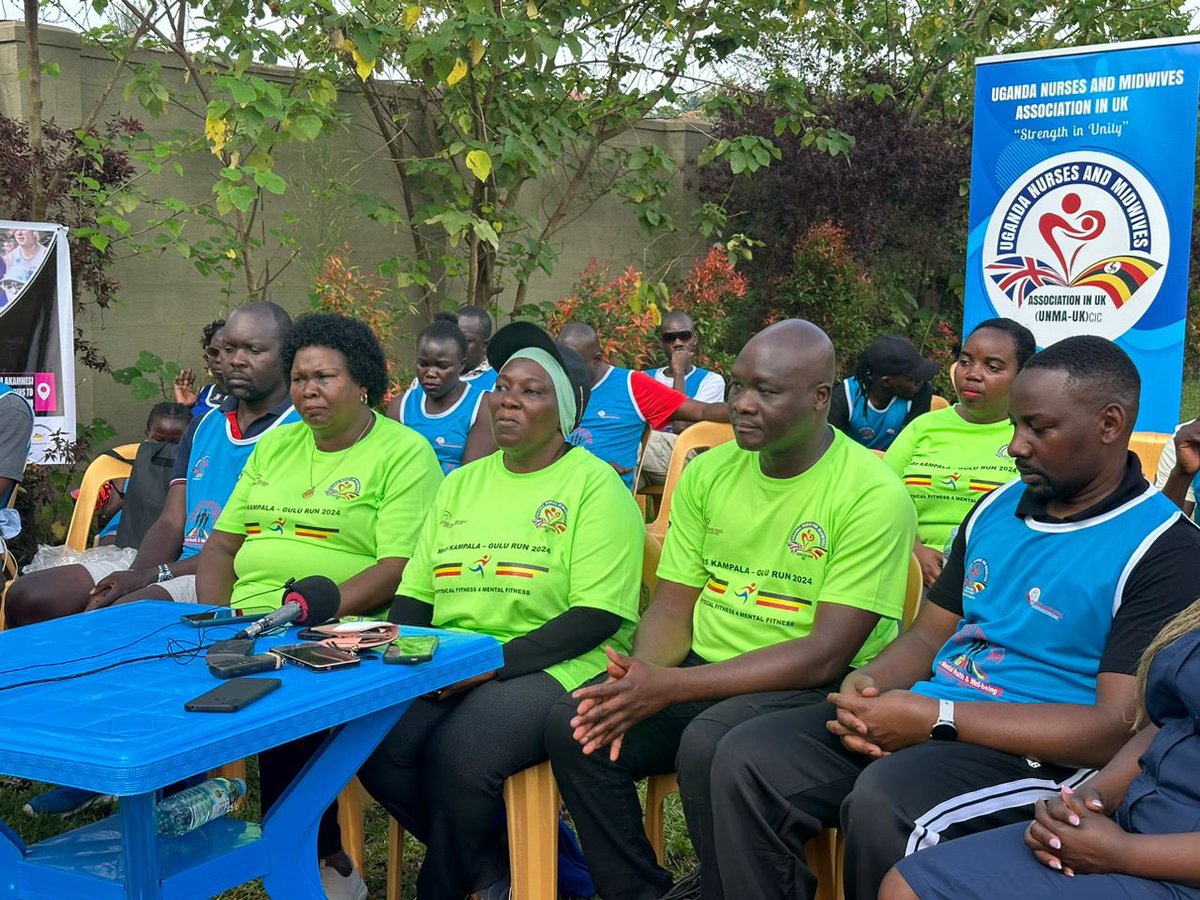 DianaAtwine's tweet photo. Gladdened to see members of the UK-Uganda Nurses & Midwives Association joining our @MinofHealthUG team in the Kampala-Gulu Run for Mental Health Awareness. This initiative is a vital step toward highlighting mental health challenges across Uganda. We need more efforts like this to address a serious issue that deserves much more attention. #MentalHealthMatters #MOHatWork