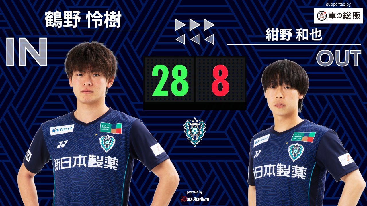 アビスパ福岡 2024ユニフォーム Mサイズ 紺野和也 アビスパ福岡 2024ユニフォーム Mサイズ 紺野和也